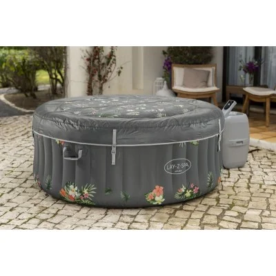 Bestway aruba air jet 3 inflatable jacuzzi, tropical design, 1.70 x 0.66 meters